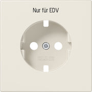 Jung - Abdeckung/Bedienelement für Installationsschalterprogramme Zentralplatte LS 1520 EDVPL f.SCHU.Steckdose EDV
