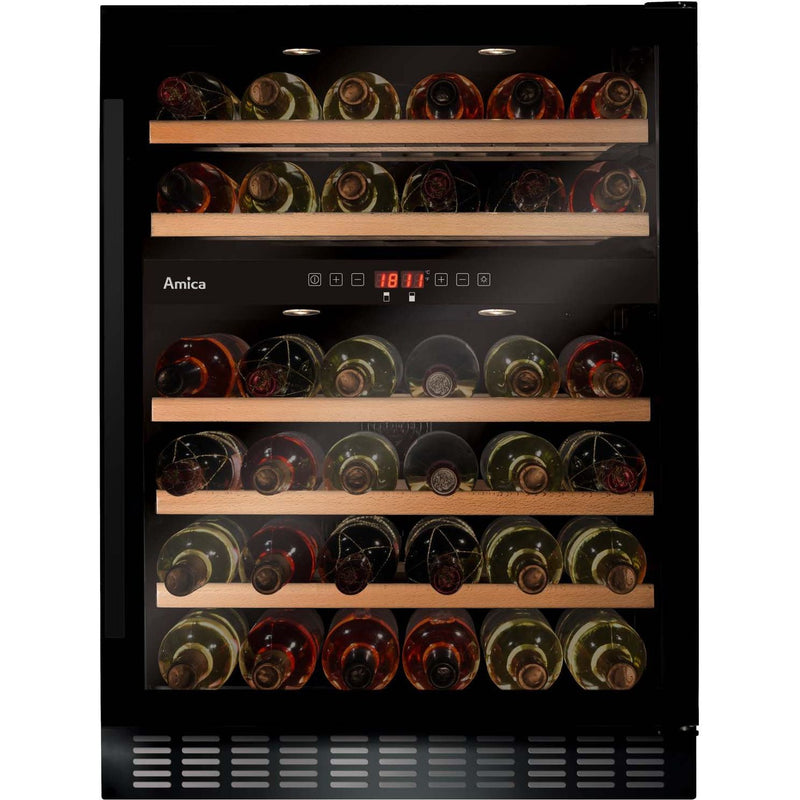 Amica - Weinkühlschrank Wein-Klimagerät WK 341 110-2 S X-Type,unterbaufähig