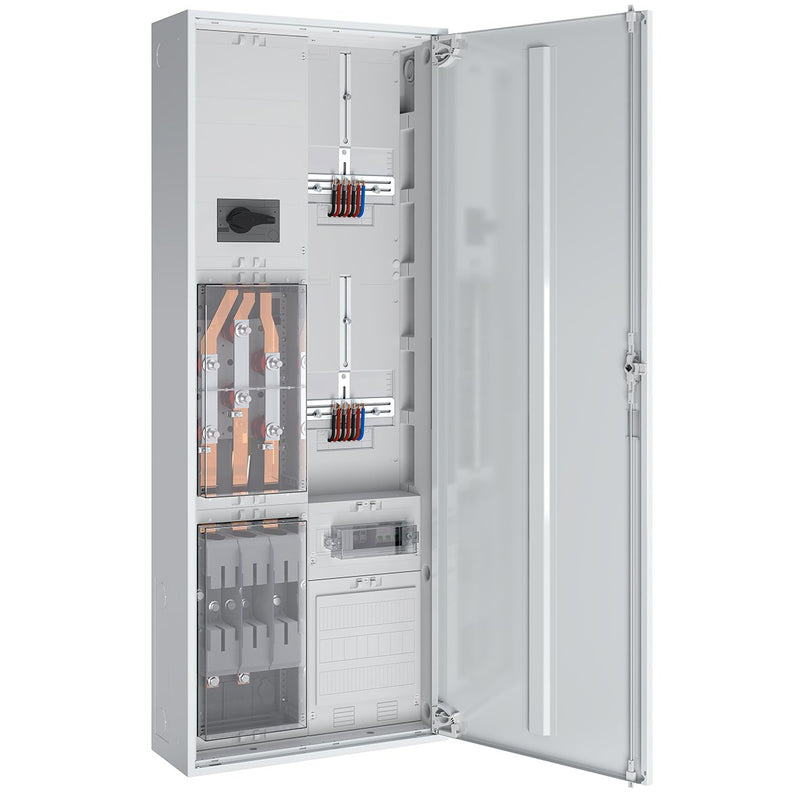 ABN - Zähler-Komplettschrank Wandlermess-Schrank 200A WM209X6802 TAB E.DIS Zugang