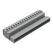 WAGO - Kabelsteckverbinder für Leiterplattensteckverbinder 1-Leiter-Stiftleiste 231-617/018-000 CAGECLAMP,2,5mm²,gr − 25 Stück