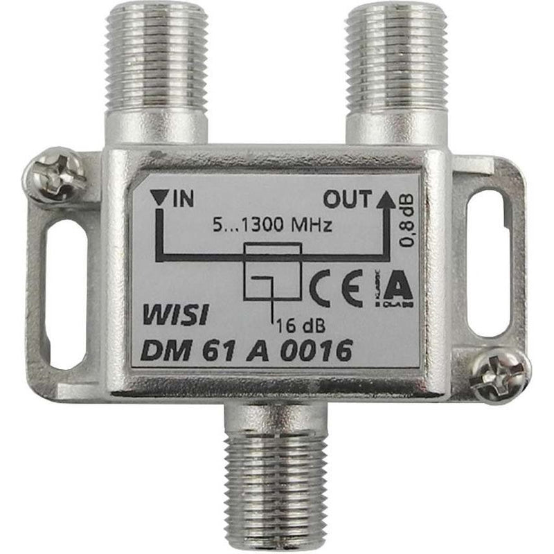 Wisi - Abzweiger und Verteiler Abzweiger 1f. DM 61 A 0016 5-1300MHz,16dB Cl.A