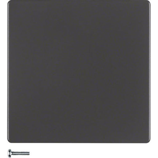 Berker - Bedienelement intelligent Taste 1fach 85141126 anthrazit samt, lack