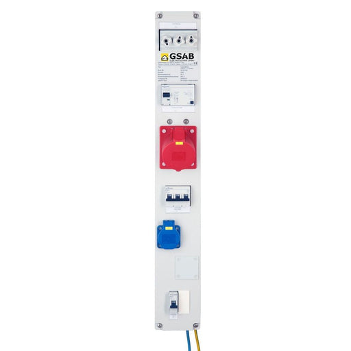 GSAB Elektrotechnik - CEE-Steckdosen-Kombination (IEC 60309) NH-Sicherungsschaltleiste 99.00.-02511 CEE16/5+1xSchutzk