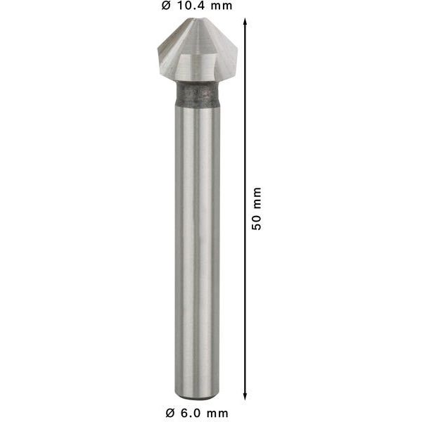 Bosch - Versenkbohrer PRO Soft Metal HSS 2608597506 Kegelsenker 10,4 x