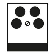 Jung - Einsatz/Abdeckung für Kommunikationstechnik Abdeckung champ. A 561-4 SAT2 CH f.4-Loch SAT-TV-Dose