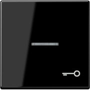Jung - Abdeckung/Bedienelement für Installationsschalterprogramme Wippe Symbol TÜR sw A 590 KO5 T SW für beleuchtb.Taster