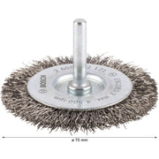 Bosch - Rotierende Drahtbürste PRO Stainless Steel clean 2608622121 Scheibenbürste