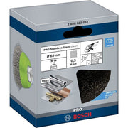 Bosch - Rotierende Drahtbürste PRO Stainless Steel clean 2608622061 Topfbürste 65 x 0,3