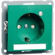 Peha - Schalter-/Steckdosenkombination Steckdose SCHUKO grün D 20.6511.422 LED/4 LED