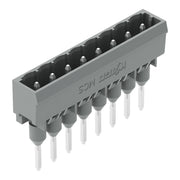 WAGO - Ein- und mehrpolige Klemmenleiste Stiftleiste f.Reihenklemm. 231-168/003-000 1,2x1,2mm,gerade,gr − 100 Stück