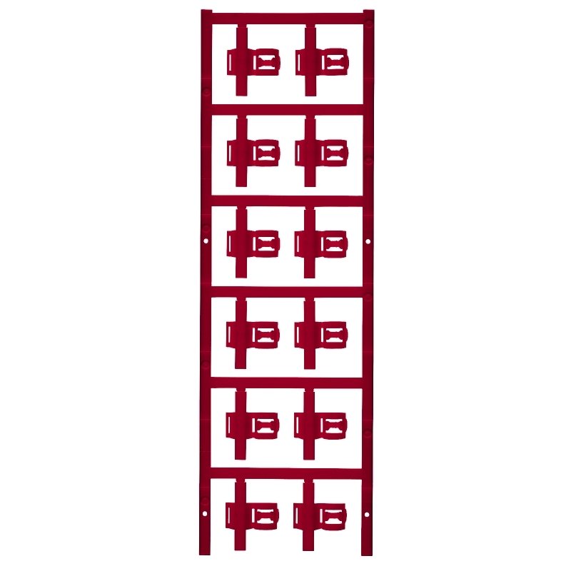 Weidmüller - Kabelmarkierungssystem Leitermarkierer SFC 3/30 MC NE RT 30x12,5mm,rot − 60 Stück