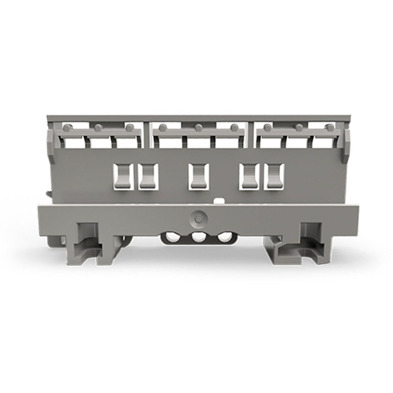 WAGO - Zubehör/Ersatzteile für Klemmen Befestigungsadapter 221-511 21 - 6 mm²,lichtgrau − 10 Stück