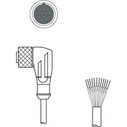 Leuze - Konfektioniertes Sensor-Aktor-Kabel Anschlussleitung KD U-M23-CW-P1-050