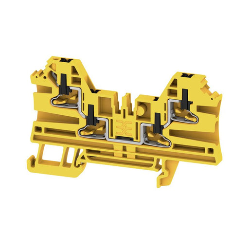 Weidmüller - Durchgangs-Reihenklemme Klemme AL4C 2.5 FE PUSH IN, 2.5 mm² − 50 Stück