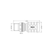 WAGO - Zubehör/Ersatzteile für Steuerungen Abschlußstecker 756-9409/060-000 SBUS M12