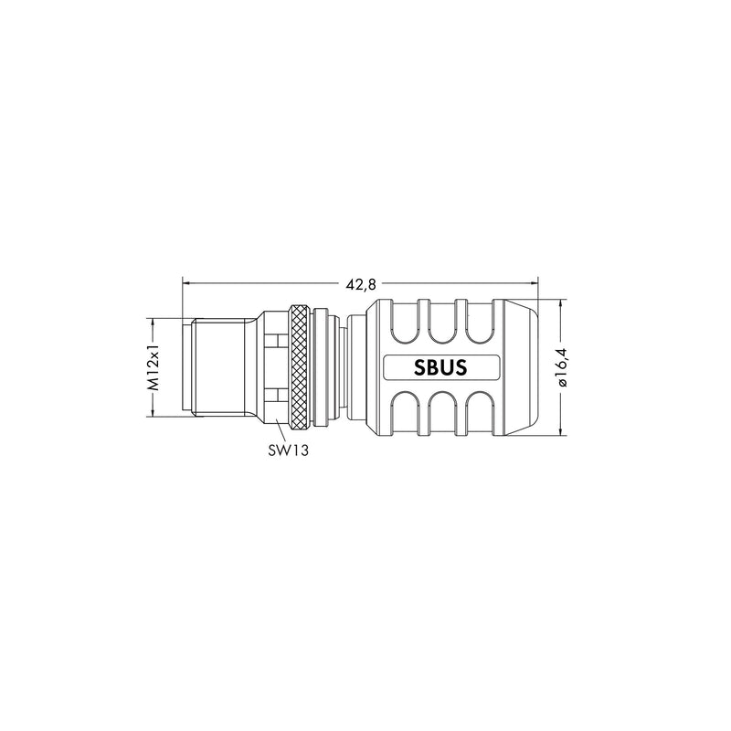 WAGO - Zubehör/Ersatzteile für Steuerungen Abschlußstecker 756-9409/060-000 SBUS M12