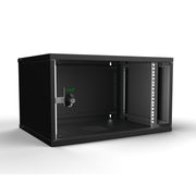 Enoc - Netzwerkgehäuse Wandschrank SNP 6HE sw W3 6-4-S-SNP 19"550x400x315mm