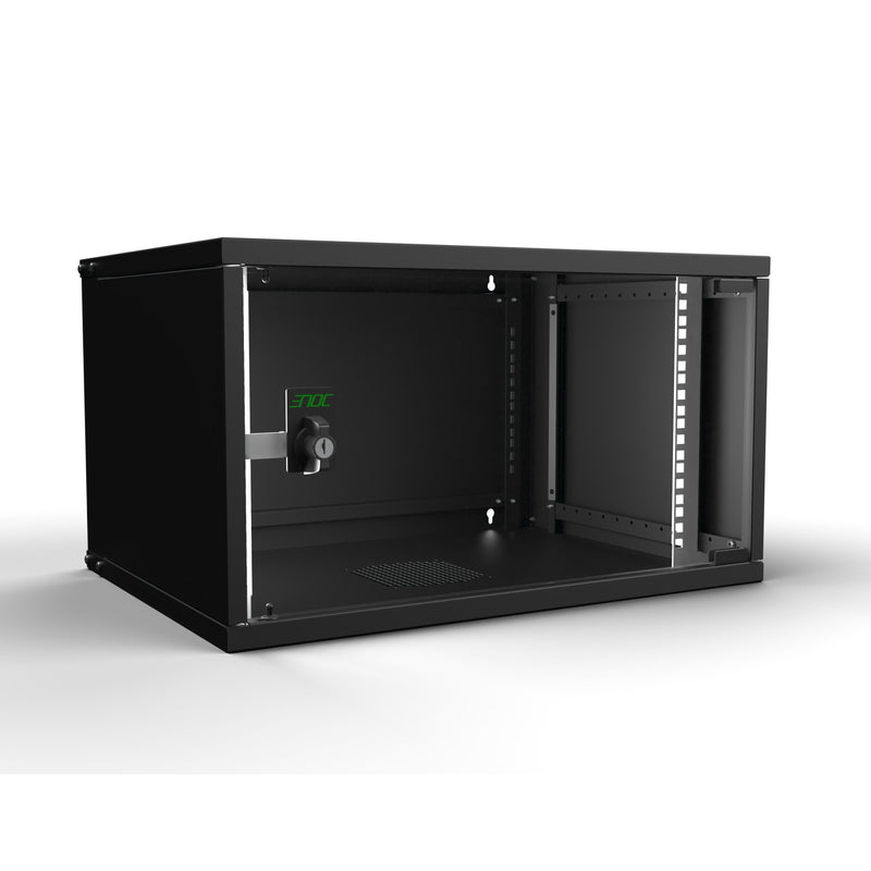 Enoc - Netzwerkgehäuse Wandschrank SNP 6HE sw W3 6-4-S-SNP 19"550x400x315mm