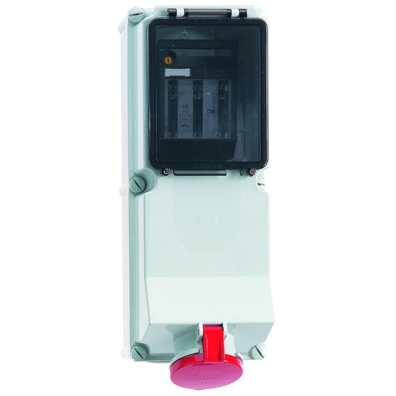 Bals Elektrotech - CEE-Steckdose abschaltbar, abgesichert (IEC 60309) Wandsteckdose abgesichert 15154 63A 5p 400V 6h IP44