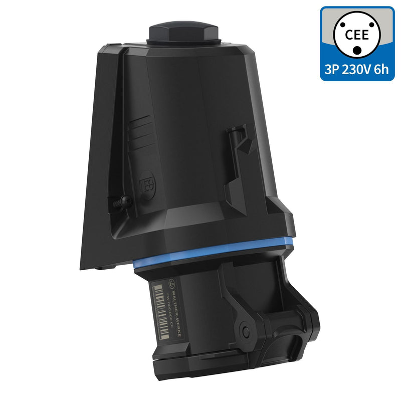 Walther Werke - CEE-Steckdose (IEC 60309) CEE NEO Wandsteckdose 32A FW130306CC 3P 6h IP54