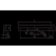 Ridi-Leuchten - Decken-/Wandleuchte Anbauleuchte m.RIDI-Tube IHLS-L 154/ #0660553