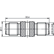 Telegärtner - Koax-Kupplung MiniUHF-Kupplung (F-F) 100024362 − 5 Stück