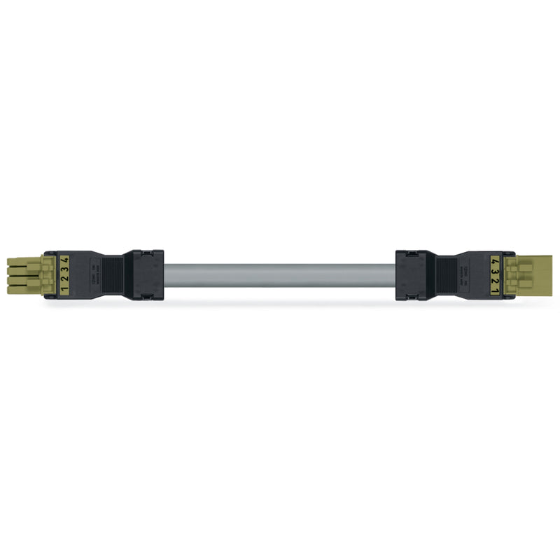 WAGO - Konfektionierte Leitung für steckbare Gebäudeinstallation konfekt.Verbindungsleitung 891-8994/005-605 Eca,Buchse Stecker