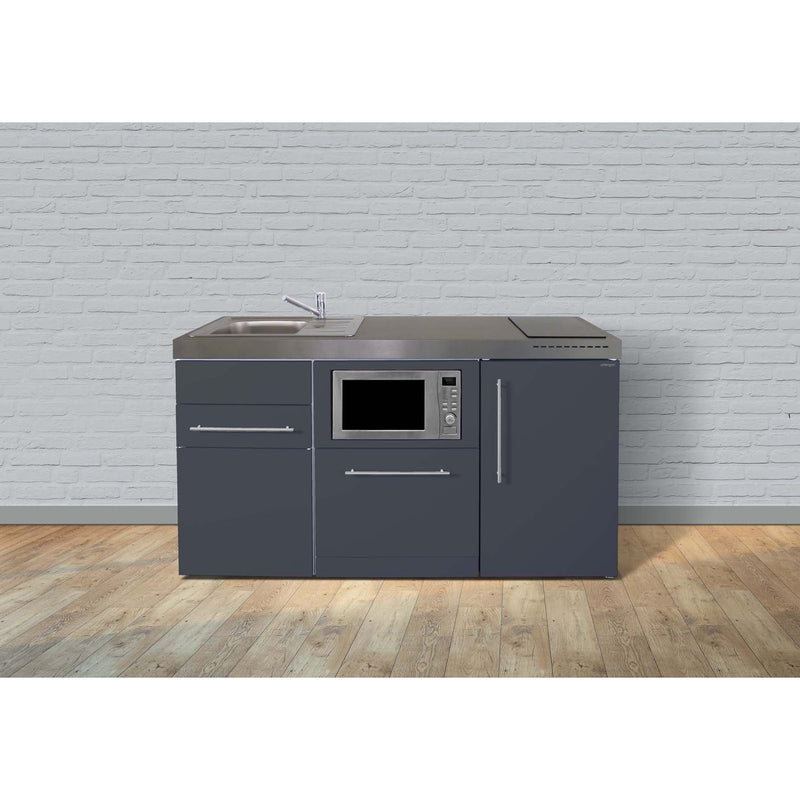 Stengel - Mini-Küche Miniküche Premiumline MPGSMSG160KSGSGKFlBr Schiefergrau