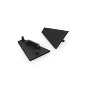 Feilo Sylvania - Mechanisches Zubehör/Ersatzteile für Leuchten Endkappen (VE2) End caps co #0022669 schwarz