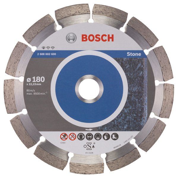 Bosch - Trenn-/Schleifscheibe Diamanttrennscheibe 2608602600 Standard for Stone