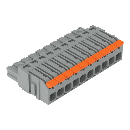 WAGO - Kabelsteckverbinder für Leiterplattensteckverbinder 1-Leiter-Federleiste 2231-1110/327-9037 − 50 Stück