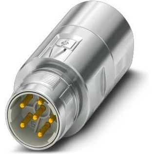 Phoenix Contact - Rundsteckverbinder, feldkonfektionierbar (Industriesteckverbinder) Kupplungssteckverbinder 1628788 M23 PRO, gerade