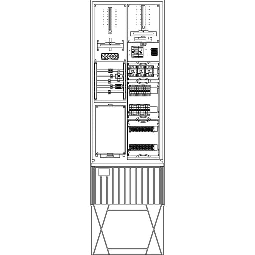 Elsta Mosdorfer - Zähler-Komplettschrank Str.beleuchtungsverteiler SB342T.104 6GN DA ZS