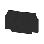 Weidmüller - Abschluss- und Zwischenplatte für Reihenklemme Abschlussplatte WEP 2C 4 BK 60mmx2mm,sw − 20 Stück