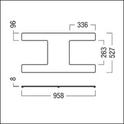 Zumtobel - Mechanisches Zubehör/Ersatzteile für Leuchten Leuchtenfuß ARTELEA SUPCC-BASEWH weiß