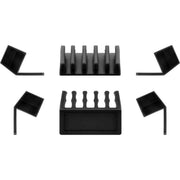 Goobay - Zubehör/Ersatzteile für Unterhaltungselektronik Kabel Management 5-Slots 70433 (VE2) sw