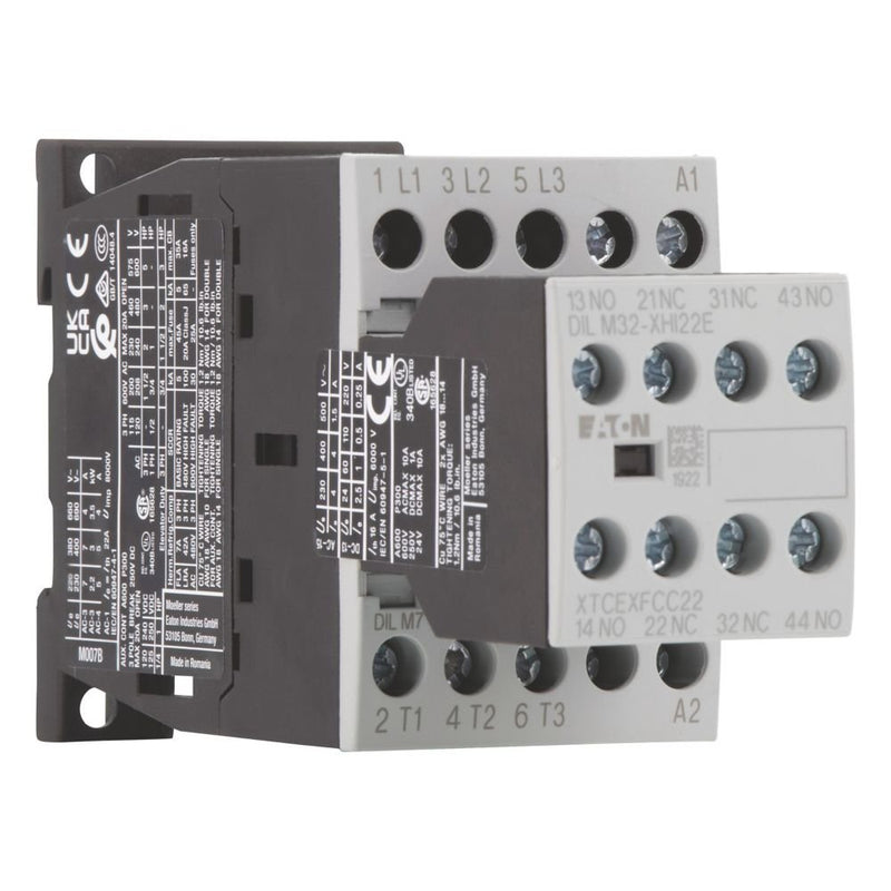 Eaton - Leistungsschütz zum Schalten von Wechselstrom Leistungsschütz DILM7-22(230V50HZ) 3kW/400V,AC