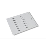 Cembre - Kennzeichnungsmaterial 49100NGY MG-TAA PVC 9X20MM 49100NGY GRAU − 1375 Stück