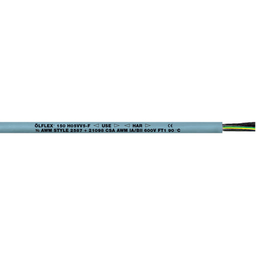 Lapp Kabel&Leitung - Energiekabel < 1 kV, für ortsveränderlichen Einsatz ÖLFLEX 150 34G1,5 0015334