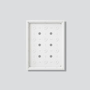 Siedle&Söhne - Montageelement für Türstation Gehäuse-Aufputz GA 612-4/3-01 W Weiß