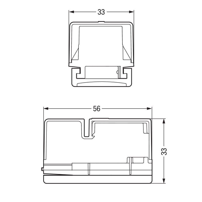 WAGO - Flachleitungsadapter für steckbare Gebäudeinstallation Einspeisemodul 896-231 3x2,5 mm²,gr − 10 Stück