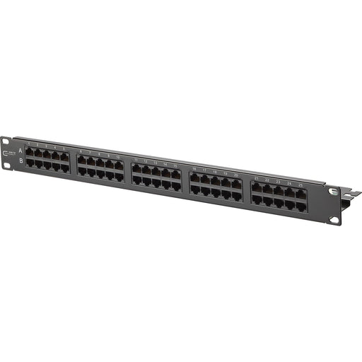 Metz Connect - Patchpanel Kupfer Patchfeld schwarz l 130886-0203-E UAE 50X8(4)Kat.3