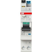 ABB Stotz S&J - Kombination FI-Schalter/Leitungsschutzschalter FI/LS-Schalter DSX301C C16 A30 R116 6kA, 1P+N, 30mA