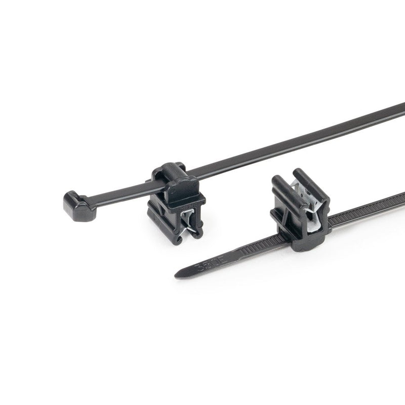 HellermannTyton - Kabelbinder Befestigungsbinder T50ROSEC10-MC5-BK-D1 − 500 Stück