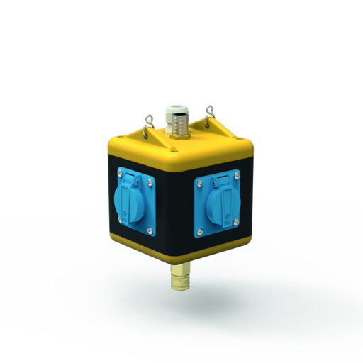 Bals Elektrotech - CEE-Steckdosen-Kombination (IEC 60309) Uni-Block-Vollgummi 57116