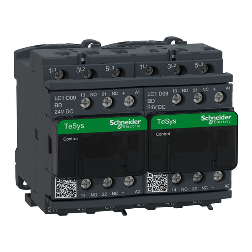 Schneider Electric - Schützkombination Wendeschützkombination LC2D09BDV 4kW/400V/AC3