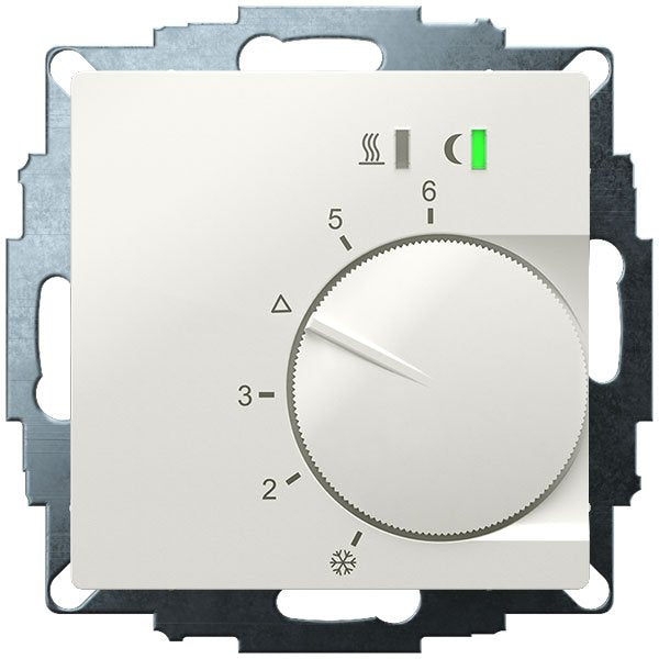 Eberle Controls - Raumthermostat/Uhrenthermostat UP-Raumregler 5-30C AC24V UTE 2500-24RA9010G55 Ausgang Triac