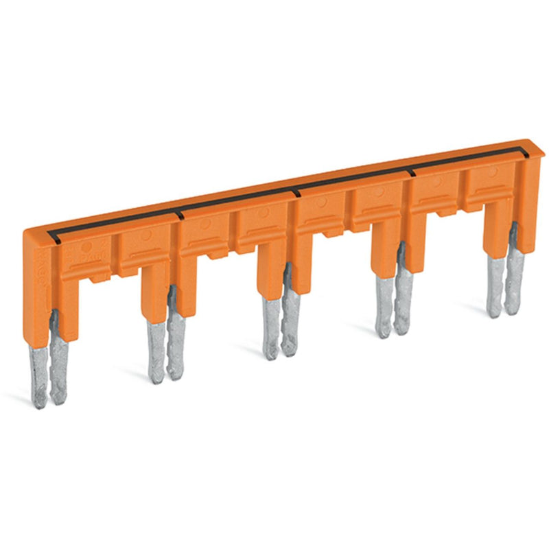 WAGO - Querverbinder/Brücker für Reihenklemme Brücker isoliert orange 282-439/011-000 isoliert,orange − 10 Stück