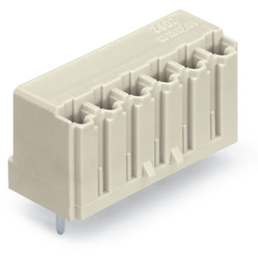 WAGO - Leiterplattensteckverbinder THR-Federleiste gerade 2092-1303/200-000 5mm,lichtgrau − 200 Stück