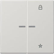 Jung - Bedienelement intelligent eNet Funk-Steuertaste FM LS 1701 LG 2fach, lichtgrau